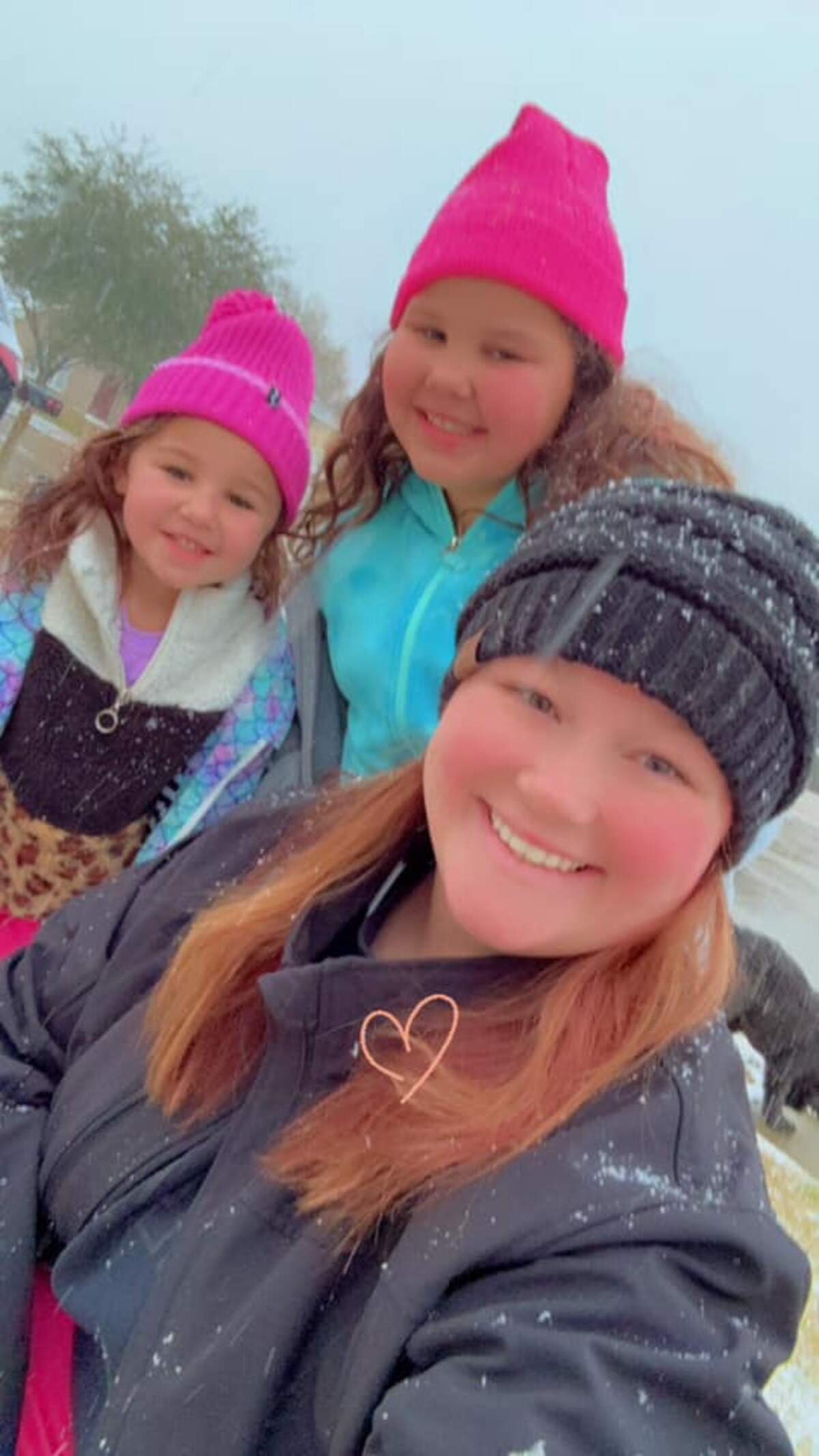 Lilly Straight, of Biloxi, sent in this photo of her family in the snow. “It was truly a magical way to spend my birthday,” she said. “It was mine and my daughter’s first time ever seeing snow like this. I am so happy I was able to home from work to make these memories with my family.”