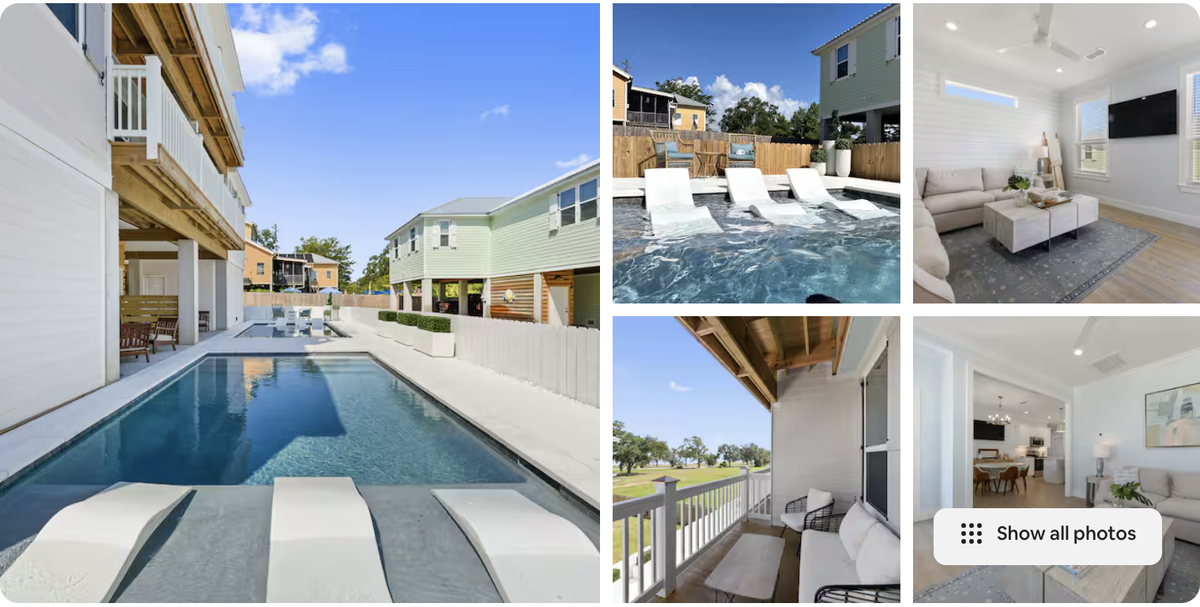 This property boasts beach views and a pool for the ultimate relaxing stay.
