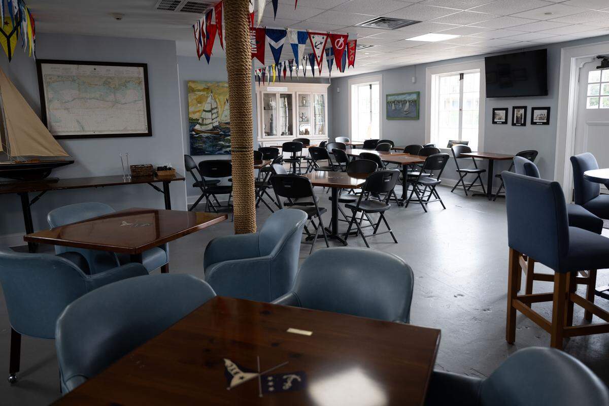 The inside of the Biloxi Yacht Club in downtown Biloxi.