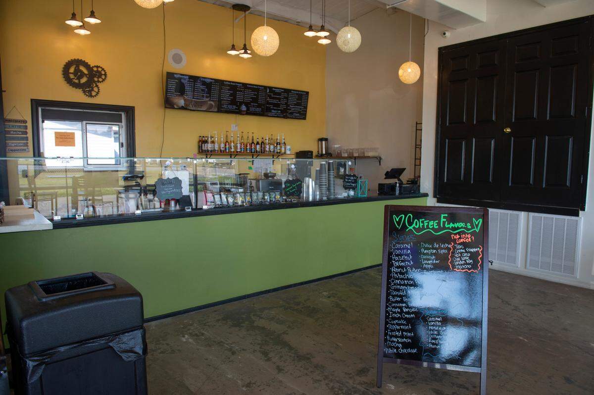 The coffee counter at The Vault Coffee House in Ocean Springs is where customers will decide between hot and cold coffees with or without flavorings, frappes, teas, bagels, breakfast sandwiches and pastries.