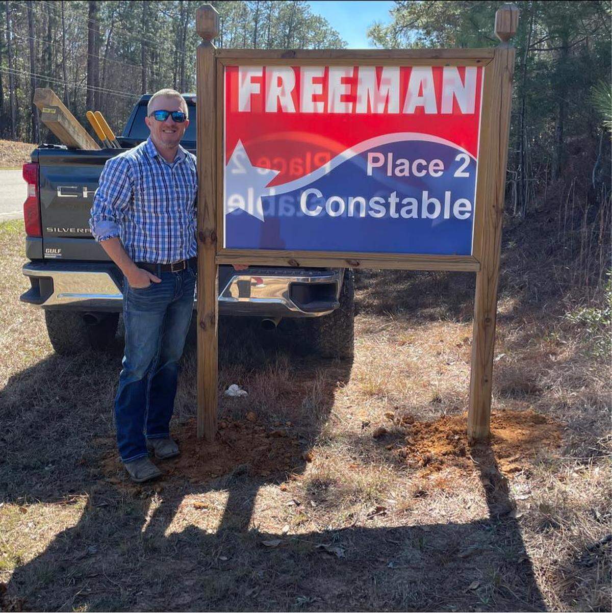 Collin Freeman, an ex-Hancock County Sheriff’s deputy twice convicted of domestic violence, is running for constable.