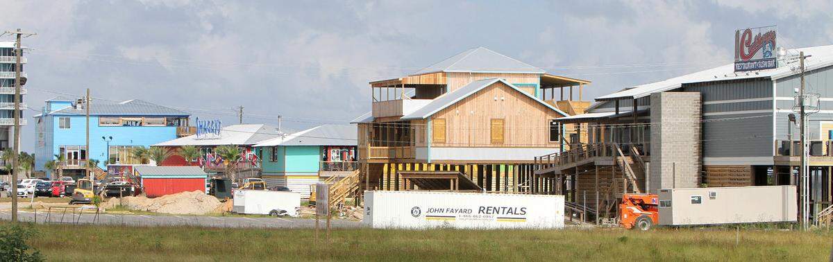 Restaurant Row in Biloxi was under construction in this 2016 file photo. It’s under construction again this year.