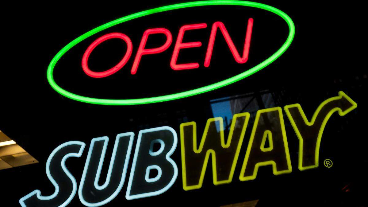 The man waited until he got his food before pulling out a handgun, police said.