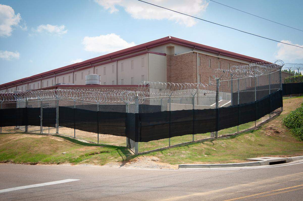 The Rankin County Detention Center in downtown Brandon