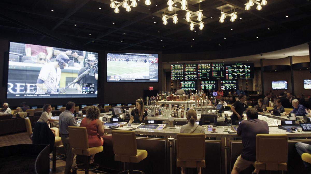 The sportsbook at the Beau Rivage casino took a huge March Madness basketball bet on Saturday.
