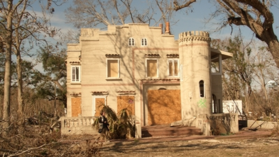 This mysterious beachfront castle has a history like no other home in Mississippi