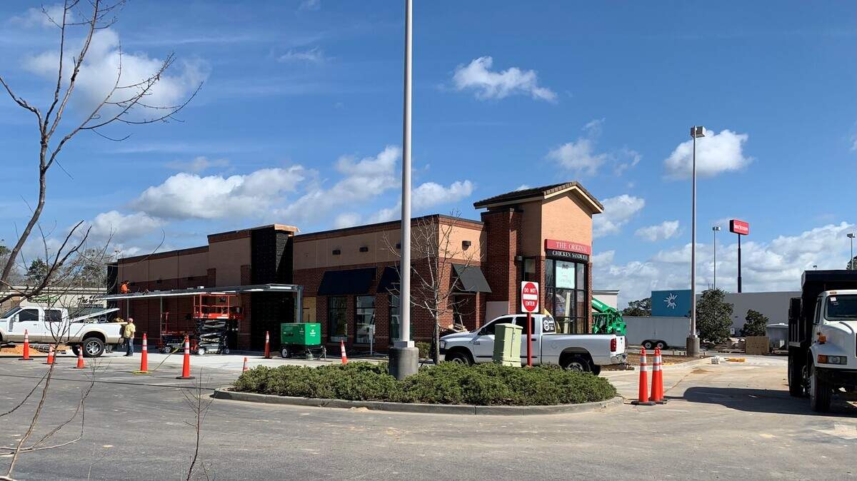 Crews remodel the Chick-fil-A in D’Iberville, which closed in late January for a remodel of the drive-thru and the interior.