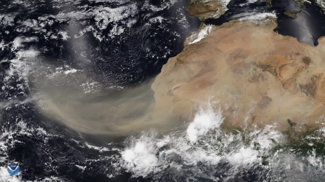 Could Saharan dust make it less humid on the Mississippi Coast?