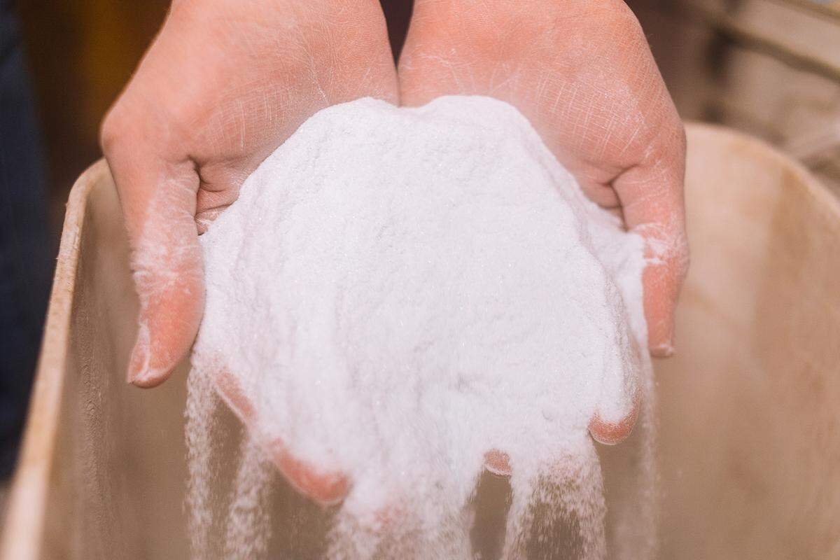 Glass Half Full’s recycled sand is crushed and pulverized so it is not sharp. It comes in different colors and sizes, and researchers have found it is safe to use in Louisiana wetlands.