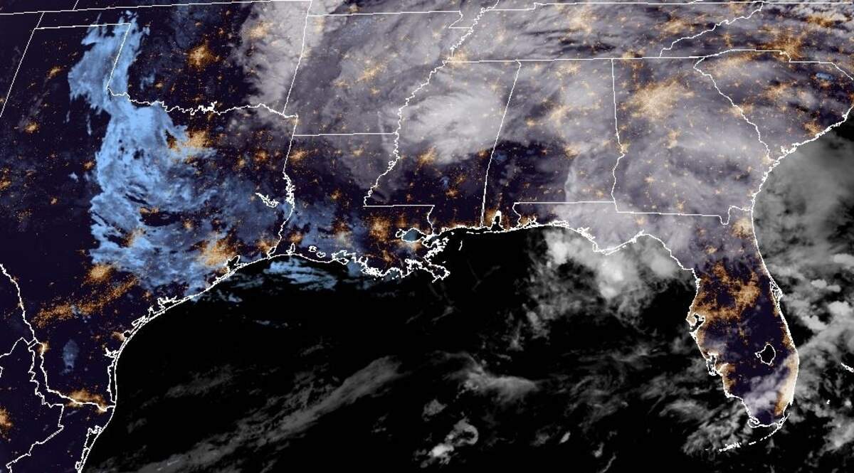 Hurricane Francine was downgraded to a tropical storm overnight and tracks north through Mississippi on Thursday, September 12, 2024.