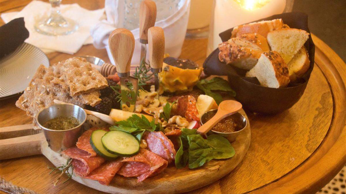 The Char Cutie charcuterie board at Boho Biloxi Social House on Howard Avenue.