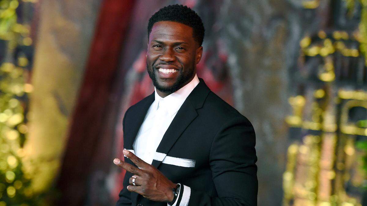 FILE - In this Dec. 11, 2017 file photo, Kevin Hart arrives at the Los Angeles premiere of “Jumanji: Welcome to the Jungle” in Los Angeles. (Photo by Jordan Strauss/Invision/AP, File)