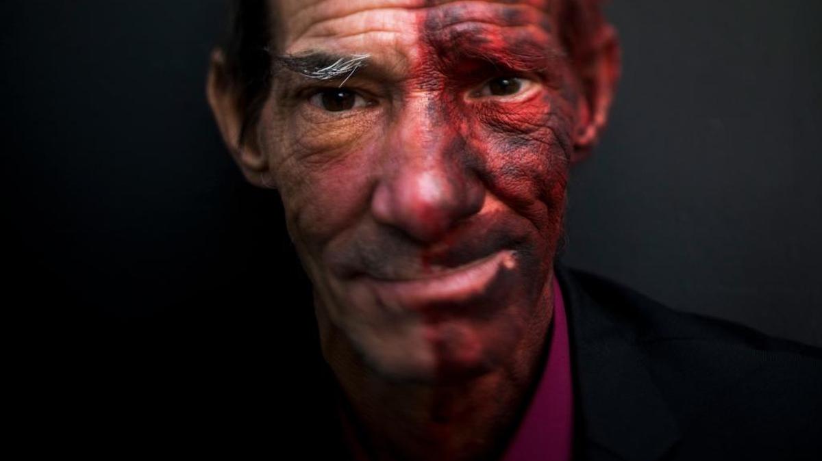 James Harris, 54, poses for a photo Tuesday, Oct. 3, 2017, in Los Angeles. Harris has had AIDS for 30 years, he said. When medication stopped working, he got depressed and was evicted. Now he feels like an outcast, vulnerable and struggling to survive. He’s hoping that as a veteran he can get permanent housing, though he missed an earlier opportunity because a stint in a shelter disqualified him from being considered chronically homeless.