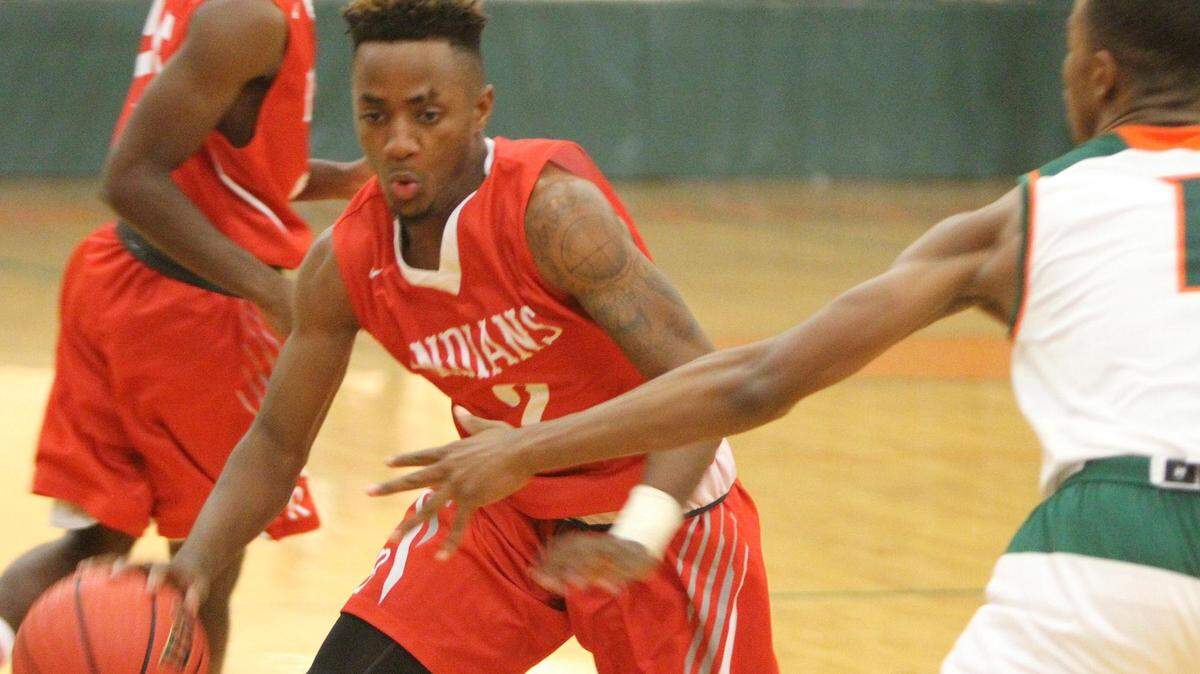 JOHN FITZHUGH/SUN HERALD 
 Biloxi's Martell Turner will be on the court at St. Martin with the rest of his Indian teammates for the Joe Barlow Thanksgiving Invitational this week.