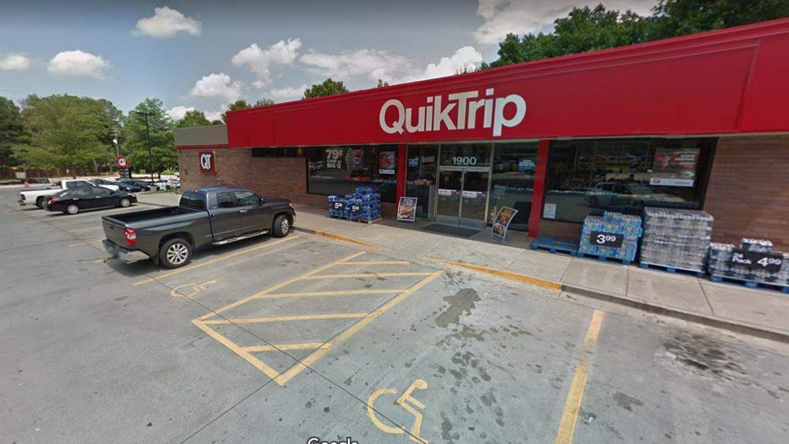 Police in Marietta, Georgia, arrested a man accused of taking photos of a woman in the women’s bathroom at a QuikTrip gas station on March 20.