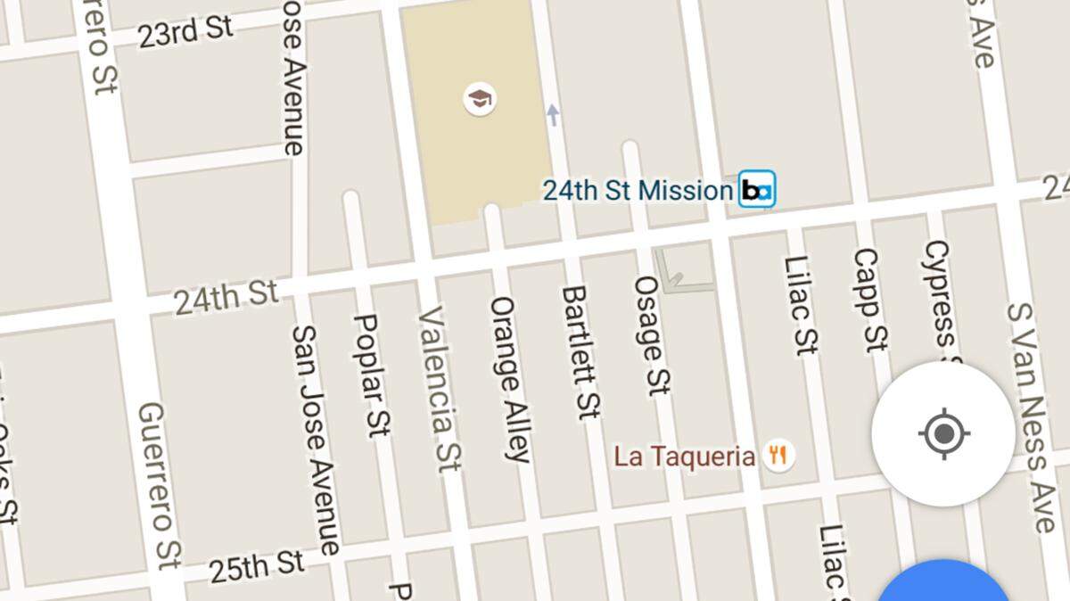 GoogleA 'promoted pin' highlights a San Francisco Walgreens on Google Maps.