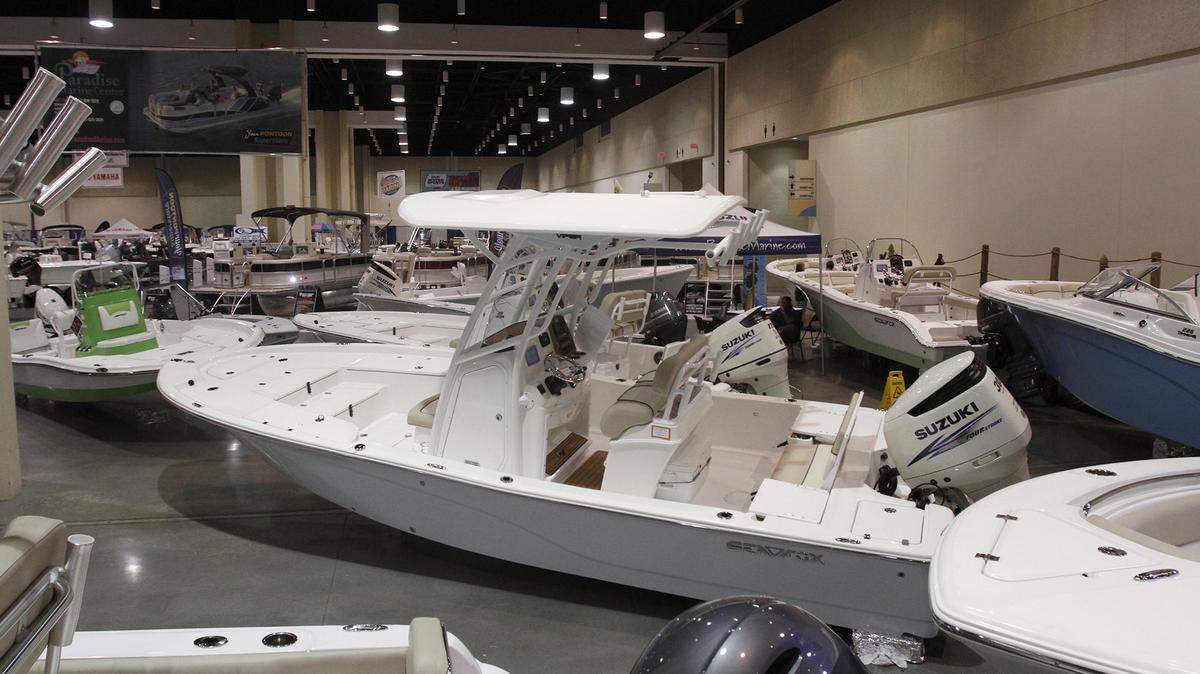 TIM ISBELL/SUN HERALD 
 The popular Biloxi Boat Show is back on the Coast with the three day event running until Sunday.
