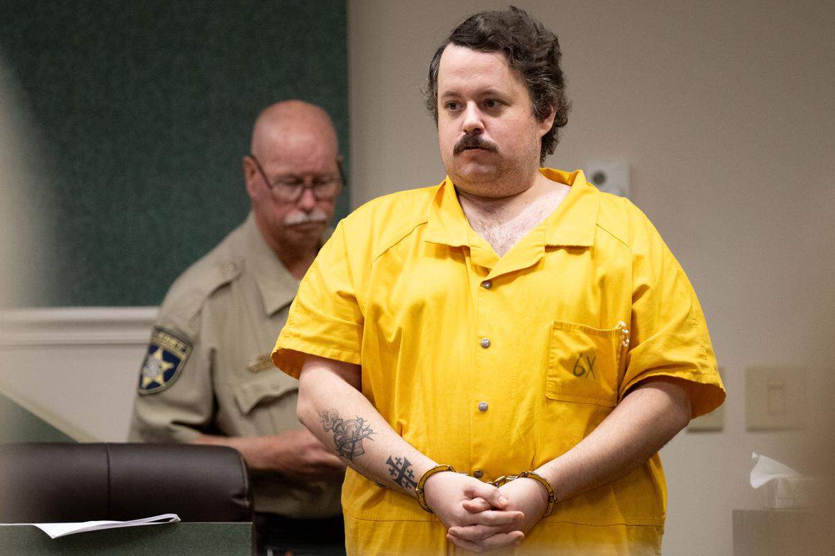 Cecil Raymond “Trey” Dubuisson appears during a hearing Friday at Jackson County Circuit Court.