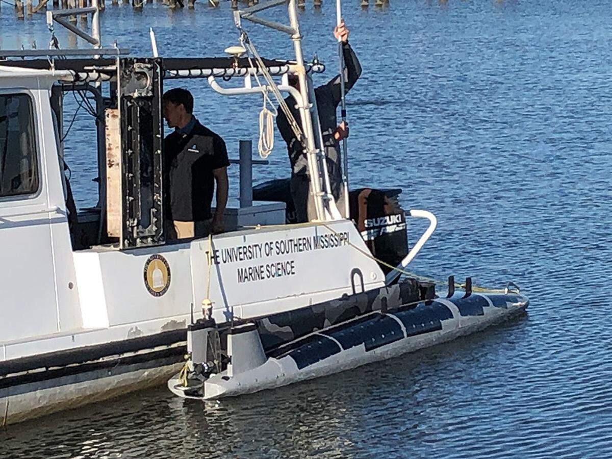 Ocean Aero Inc. delivered the first Triton autonomous maritime vehicle to the University of Southern Mississippi Marine Research Center. The company has relocated from California to Gulfport as part of the blue economy supported by the Gulf Coast Restoration Fund. 