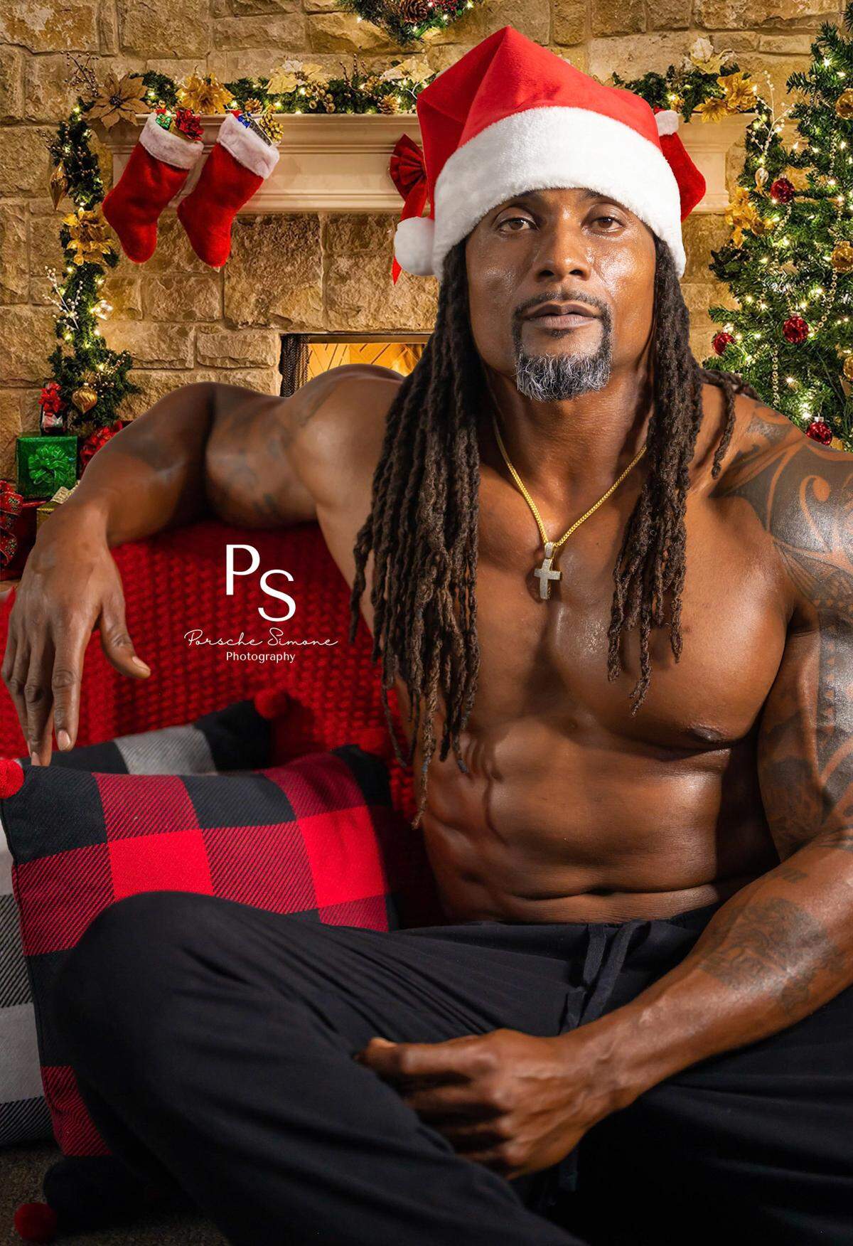 Porsche Spann, a photgrapher who splits her time between Gulfport and Pensacola, is organizing a Naughty Santa photo shoot for adults, featuring a local body builder and personal trainer.