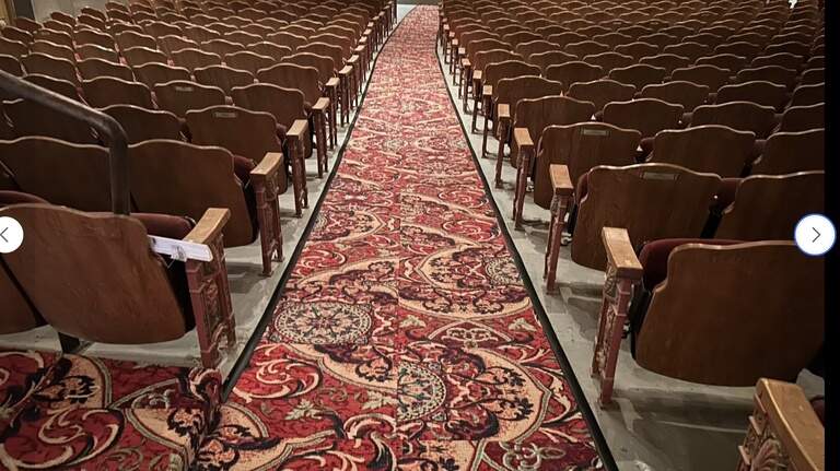 Biloxi got what it paid for with mismatched carpet tiles at Saenger Theatre