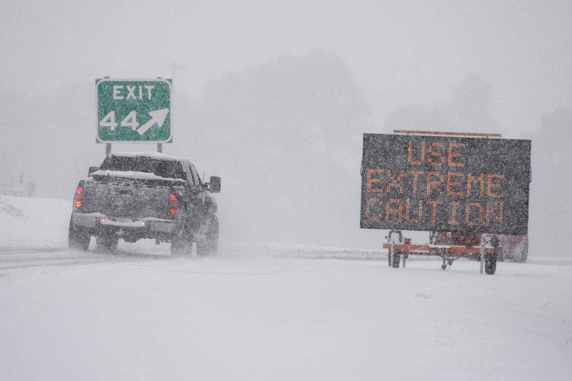 Roads across South Mississippi were treacherous Tuesday, Jan. 21, 2025, the courtesy of a rare winter storm.