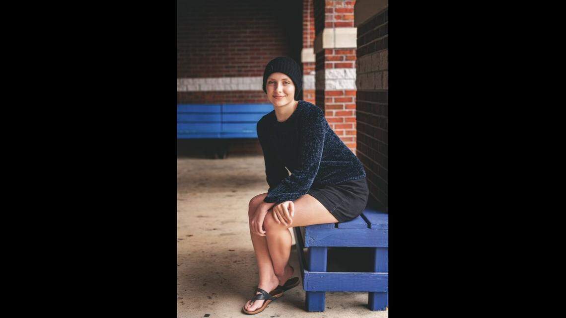 Abby Bosarge visited Pass Christian High School in the fall while fighting acute myeloid leukemia. Her illness kept her from attending school, but the straight-A student studied and was able to graduate in a special ceremony this week on the beach in Galveston, with Pass High staff and students joining her.