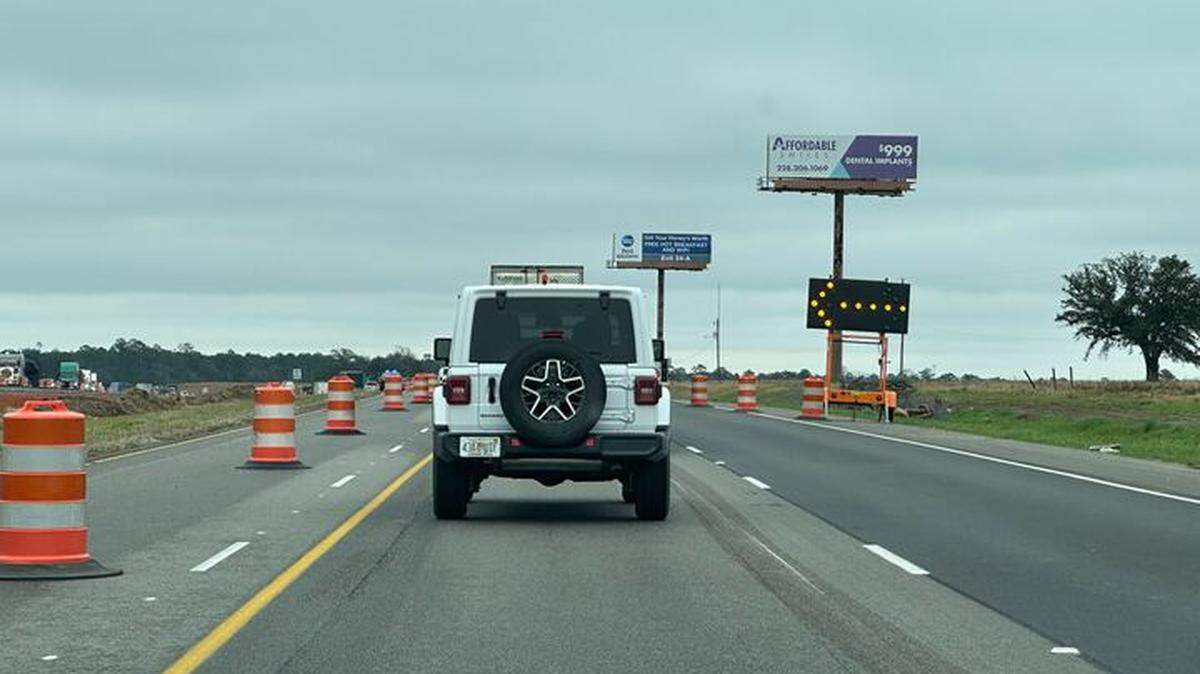 The Mississippi Department of Transportation has warned of major delays on Interstate 10 often since roadwork began.