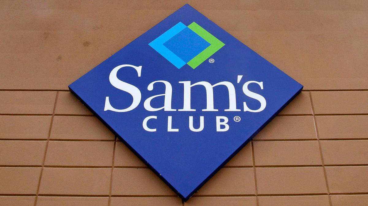 File-This Feb. 23, 2018, file photo shows the company logo of Sam’s Club on the facade of a store in Concord, N.H.. AP Photo/Charles Krupa, File)