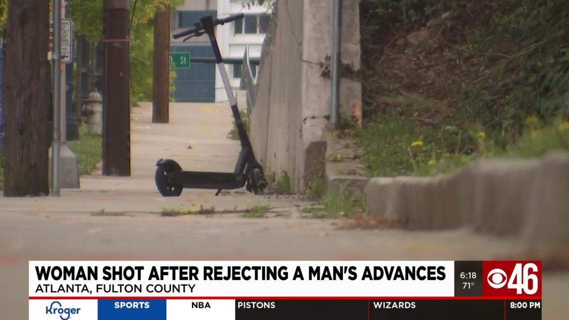 Authorities in Atlanta, Georgia, are investigating after a man reportedly shot and injured a woman after she rejected his sexual advances.
