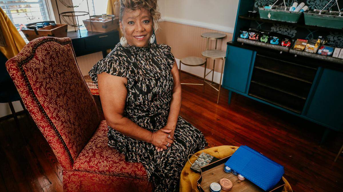 Natalie Jones Bonner is a cannabis advocate and entrepreneur. She leads the Mississippi chapter of Minorities for Medical Marijuana, and her new shop, CBD, Art & Champagne on Howard, is opening April 17, 2021.