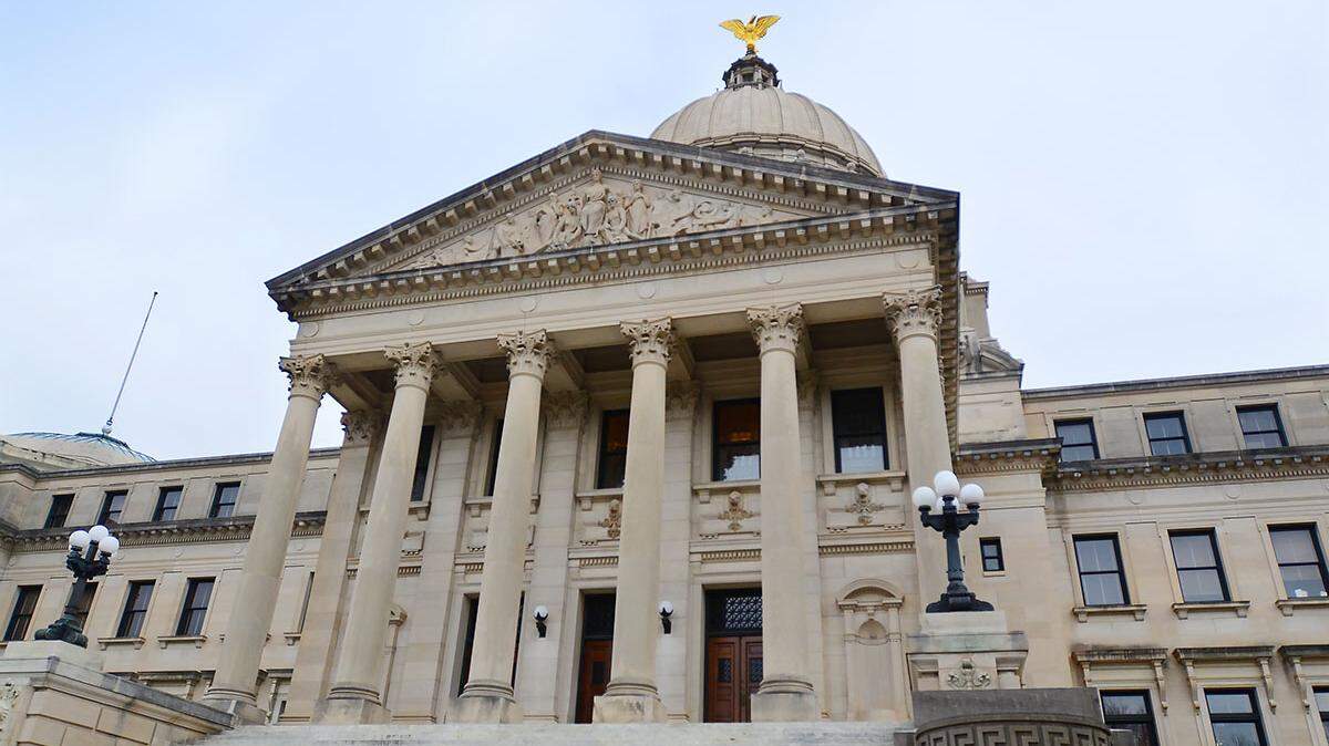 The State Capitol in Jackson, Mississippi.