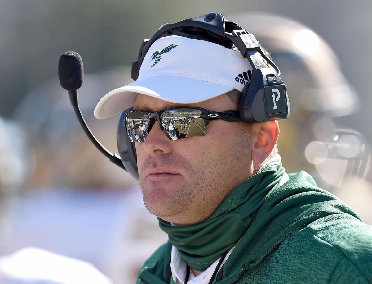 Poplarville head coach Jay Beech watches his defense in the MHSAA Class 4A State Football Championship on Saturday, December 5, 2020, at Mississippi Veterans Memorial Stadium in Jackson, Miss. Beech and Poplarville fell in the south state title game on Friday night, Nov. 26, 2021.