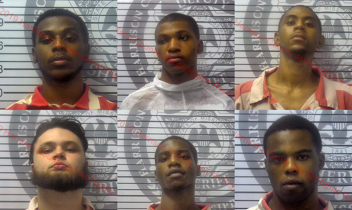Clockwise from top left, Wanya Atkinson, Darian Atkinson, Davian Atkinson, Andre Sullivan, Brice Dalentez and Joshua Kovach