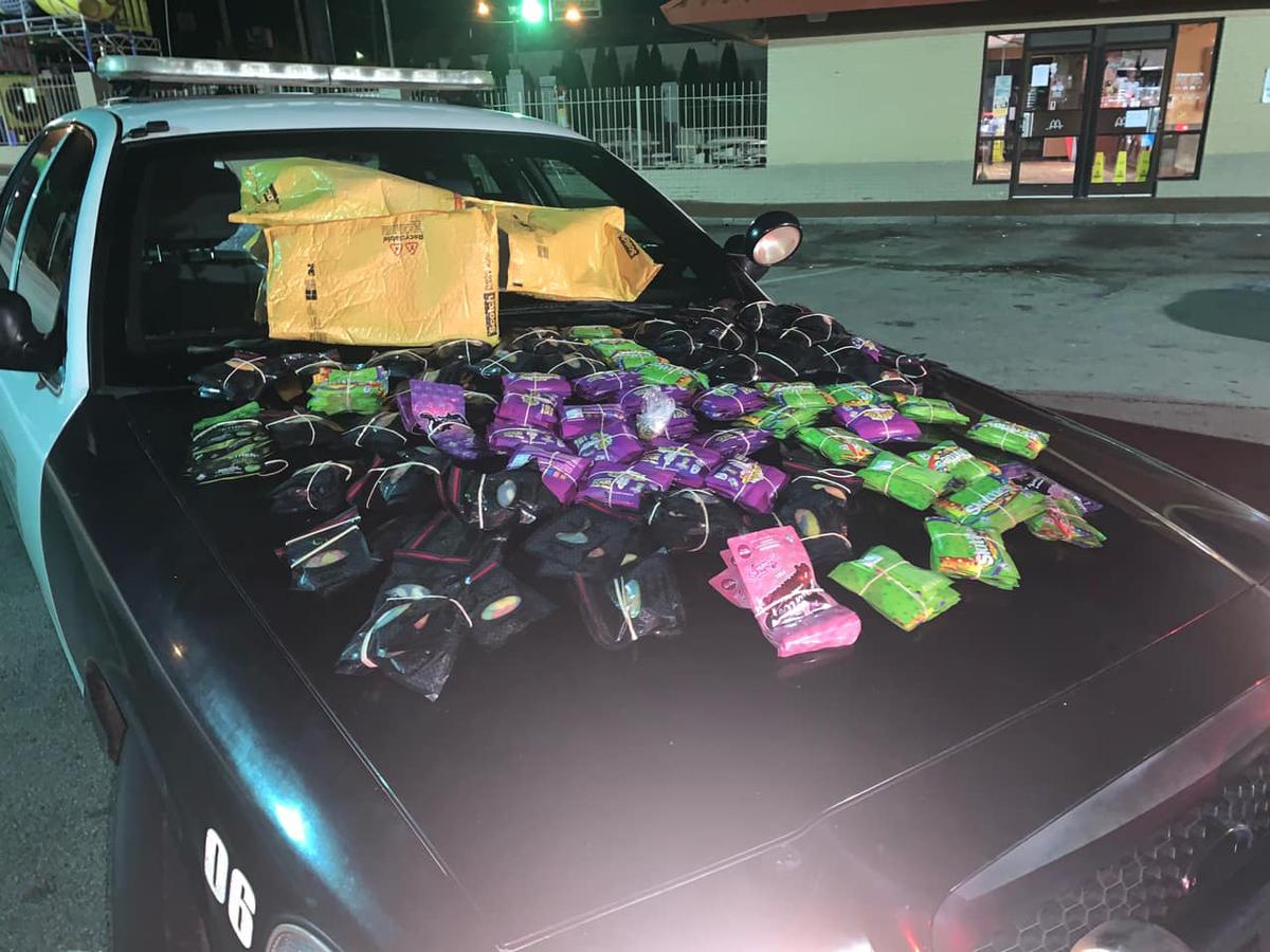 Police in Sweetwater, Tennessee seized nearly 30 pounds of THC-laced edibles that were packaged to look like grocery candy.