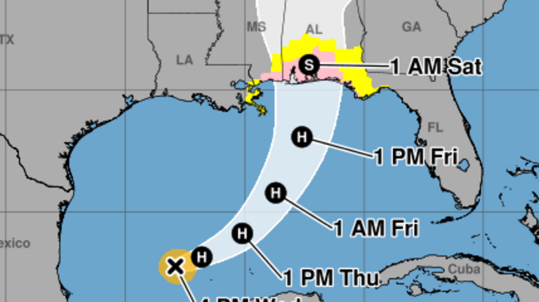 4 p.m. update: Big jump in size, strength for Tropical Storm Isaias