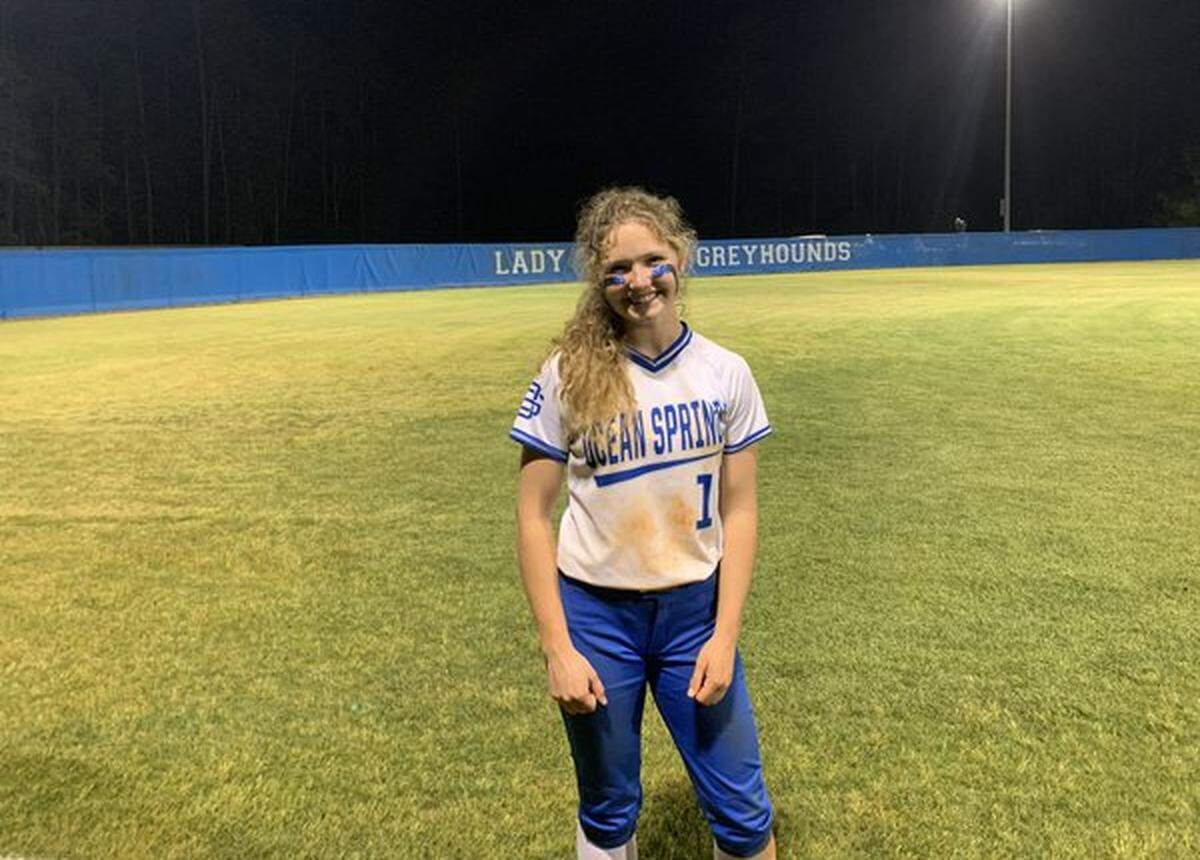 Ocean Springs star freshman Gracie McDonald has emerged as a potent threat in the Greyhound lineup.