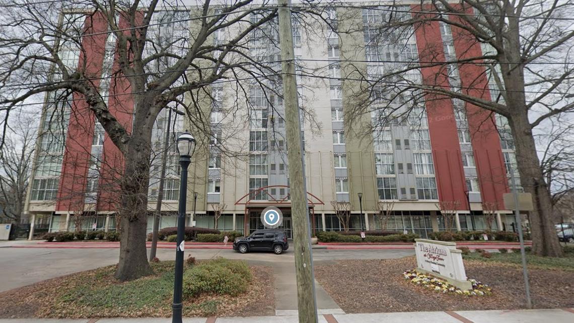 Police and fire officials are investigating after a body was found in a trash chute at a retirement community in Atlanta, Georgia on May 9.