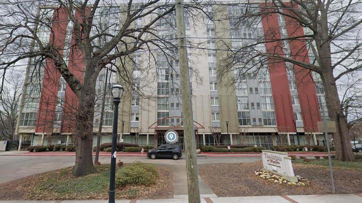 Police and fire officials are investigating after a body was found in a trash chute at a retirement community in Atlanta, Georgia on May 9.
