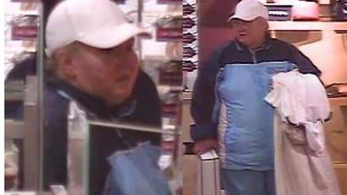 BILOXI POLICE DEPARTMENT 
 Police say this woman dressed as a man while using stolen credit cards to buy clothes. This person is one of two sought in the case, which involves cards taken from a purse stolen on Howard Avenue.