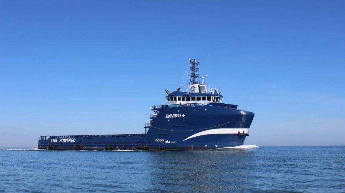 GULF COAST SHIPYARD GROUP 
 The Harvey Energy, the first LNG-powered vessel in the United States, was built at Gulf Coast Shipyard Group in Gulfport for Harvey Gulf International Marine shortly before Harvey bought the shipyard.