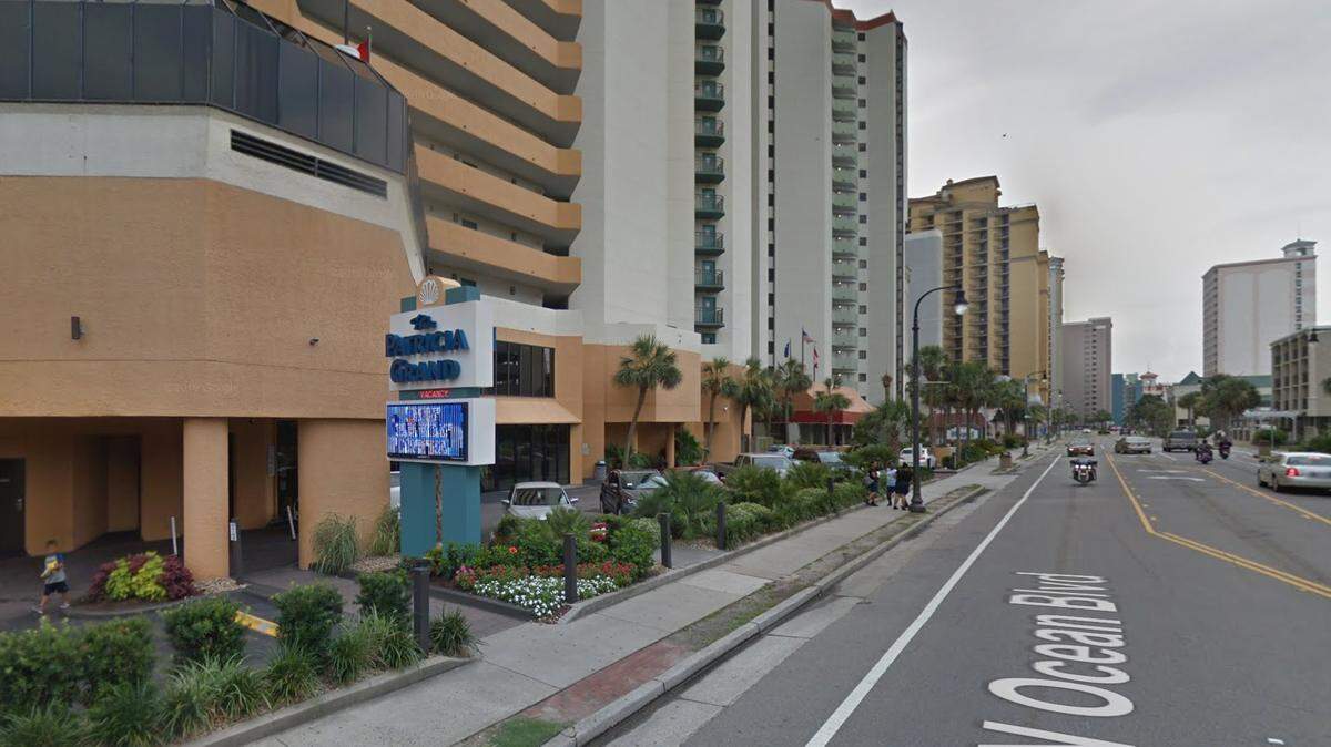 Patricia Grand hotel on Ocean Boulevard.