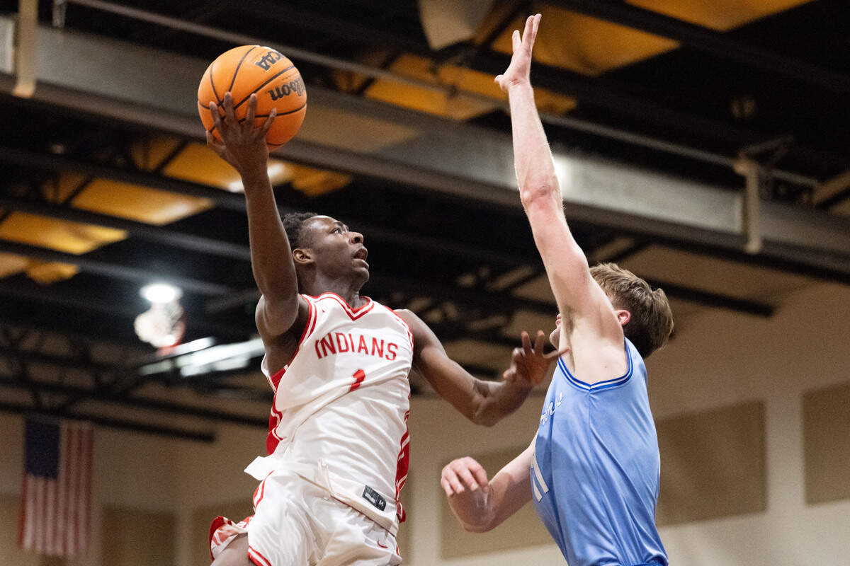 Biloxi's Carnellous Lenard (1) lays up the ball during a basketball tournament at D’Iberville High School on Wednesday, Feb. 11, 2026.