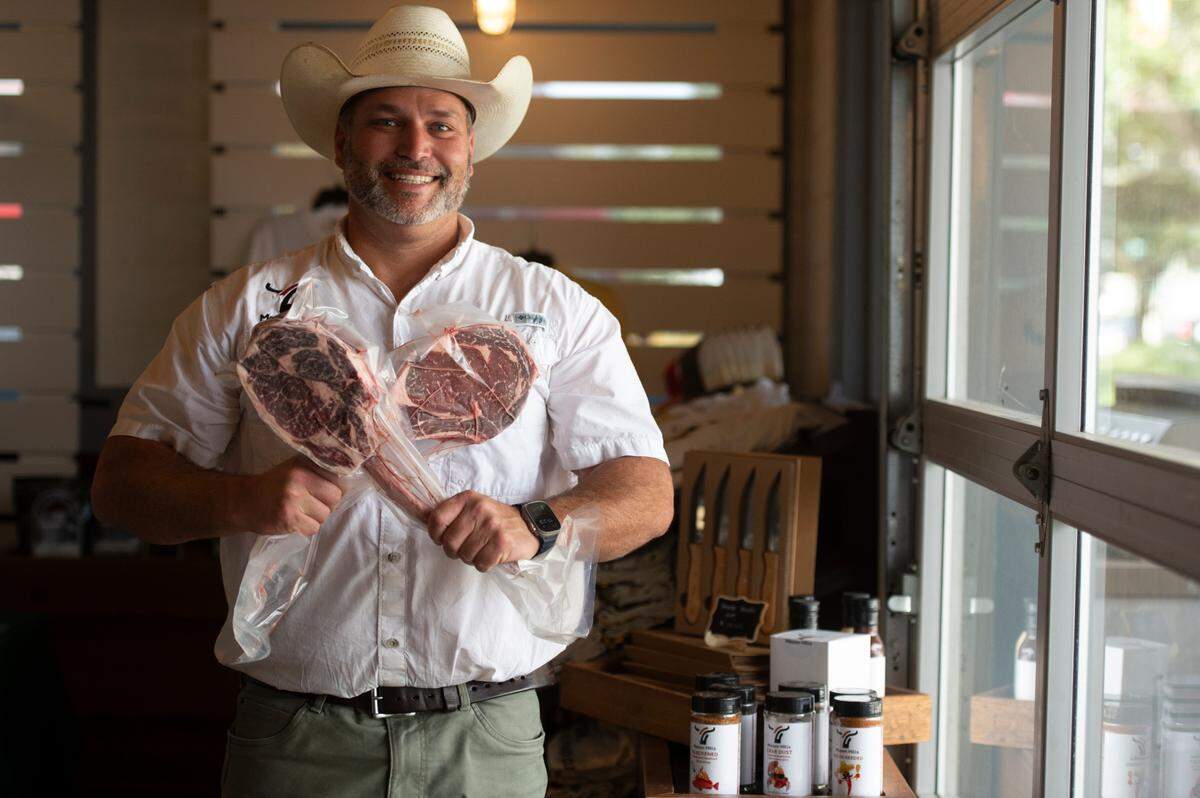 Joseph Mason, owner of 4-Bulls Farm To Table,opened a butcher shop on U.S. 90 in Ocean Springs in 2024 and plans to add a restaurant to the building in 2025.