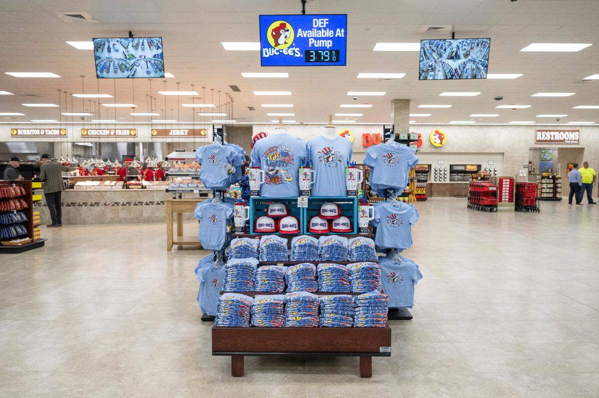 The inside of Buc-ee’s first Mississippi location, located in Harrison County, before it opened to the public on Monday, June 9, 2025.