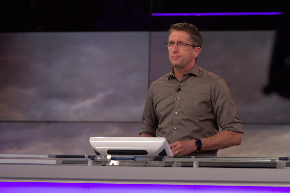 Richard Knabb, former director of the National Hurricane Center, works as The Weather Channel’s on-air hurricane expert. As a senior hurricane specialist at NHC during Hurricane Katrina, Knabb was on duty, and issued the forecast, when the storm reached Category 5 status in the Gulf.