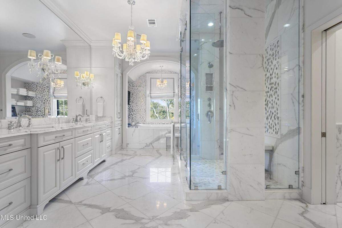 A luxury home on the market in Gulfport features three full baths, two half. baths and four bedrooms.