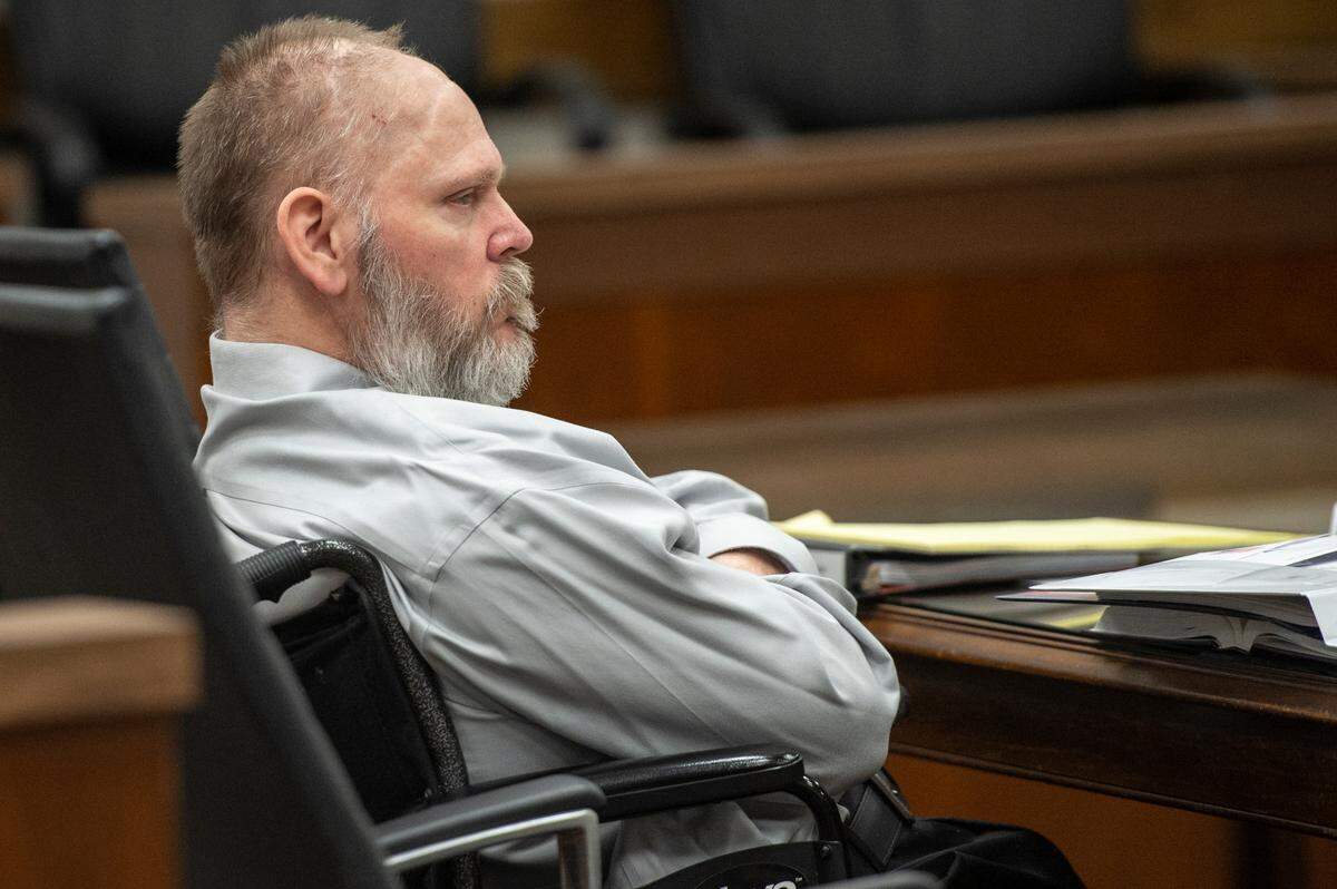 Johnny Max Mount sits in the courtroom during his trial for the 2015 murder of Julie Brightwell in Harrison County Court in Biloxi on Tuesday, June 13, 2023.