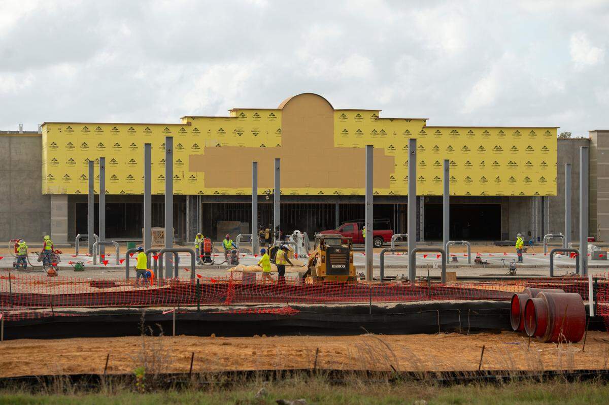 Construction continues at the future site of Buc-ee’s in Pass Christian on Wednesday, Oct. 30, 2024.