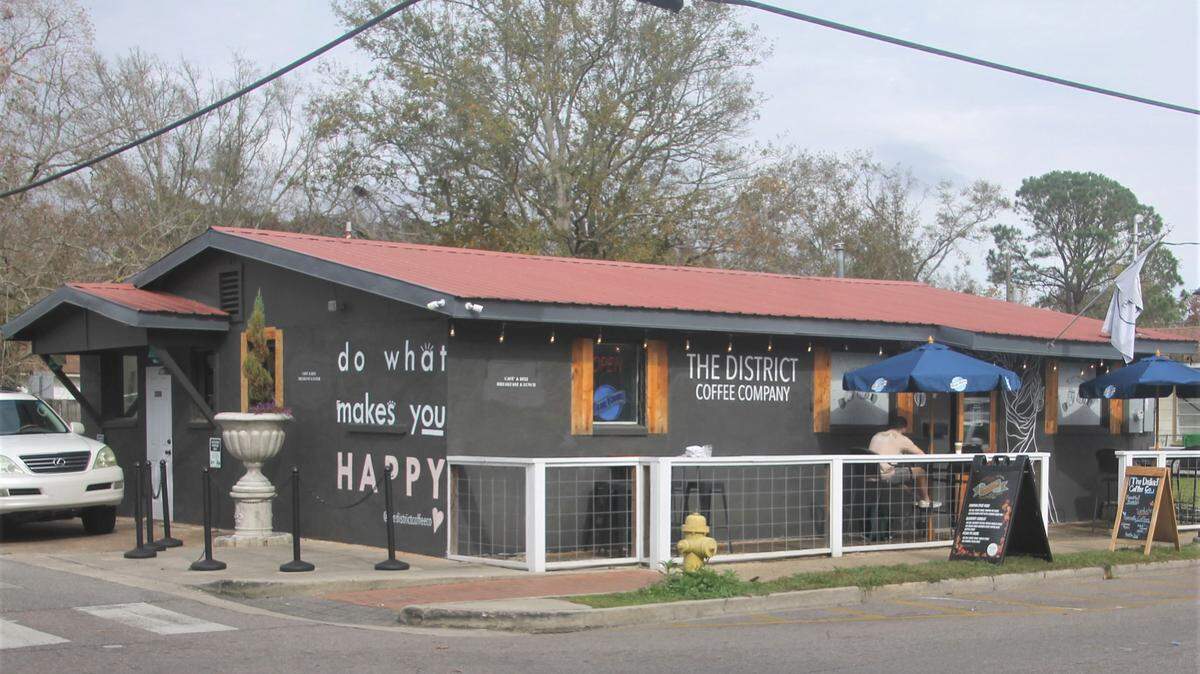 The District Coffee Company is in Ocean Springs.